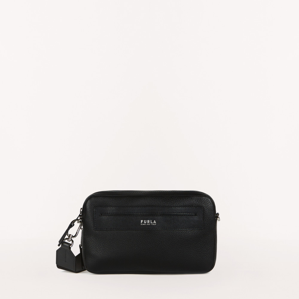 Men's Furla Technical L Tote Bags Black | 95204SEPQ