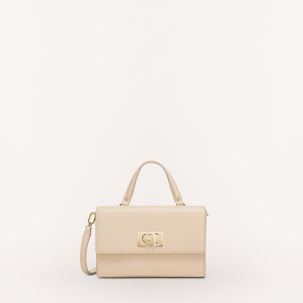 Women's Furla 1927 L Mini Bags Beige | 41038CPXJ