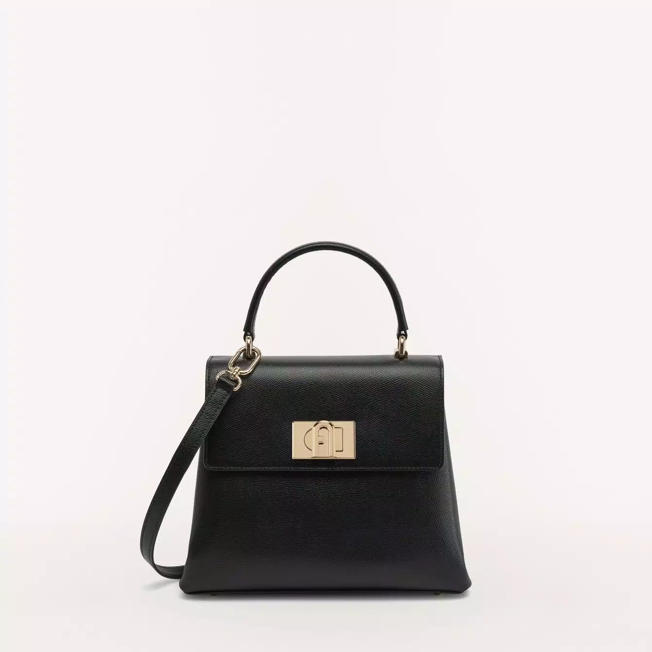 Women's Furla 1927 S Top Handles Black | 78624GTCS