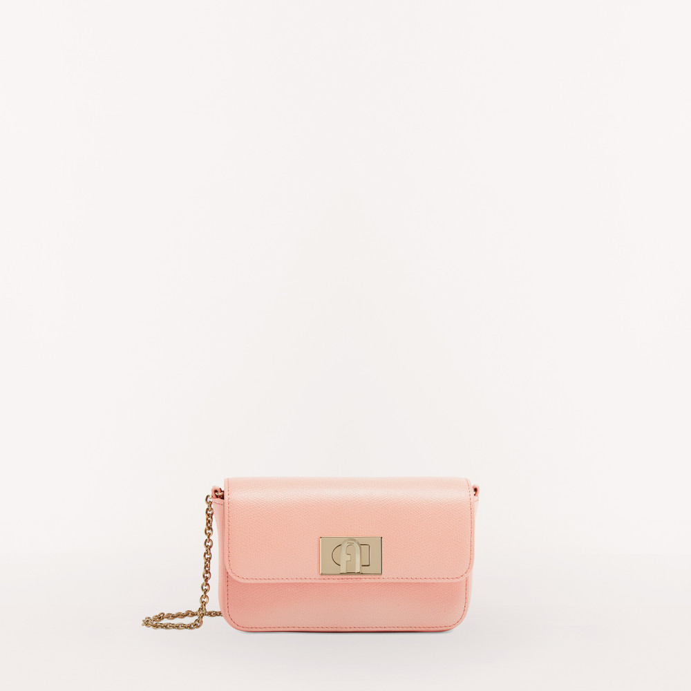 Women's Furla 1927 Soft M Mini Bags Pink | 17042MSHP