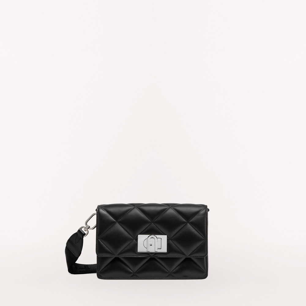 Women's Furla 1927 Soft Mini Bags Black | 54326UBMA