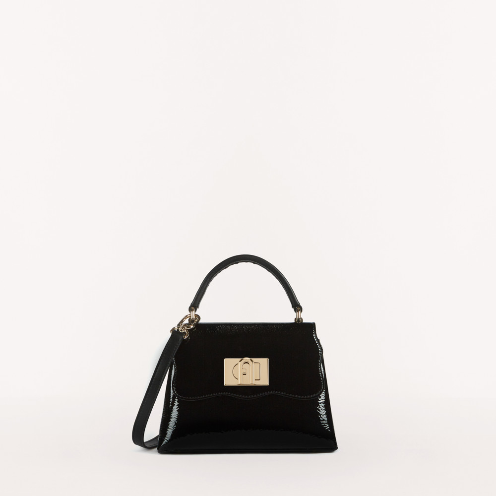 Women's Furla 1927 Top Handles Black | 80596UJGI