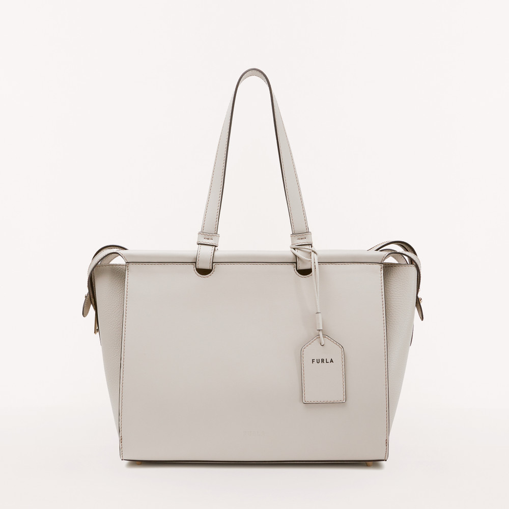 Women's Furla Archive Series 01 Shoulder Bags White | 89056KSAG