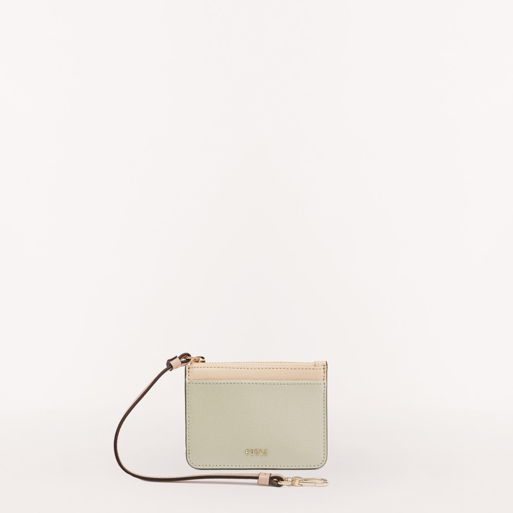 Women's Furla Babylon S Card Holders Beige | 03798VBFM