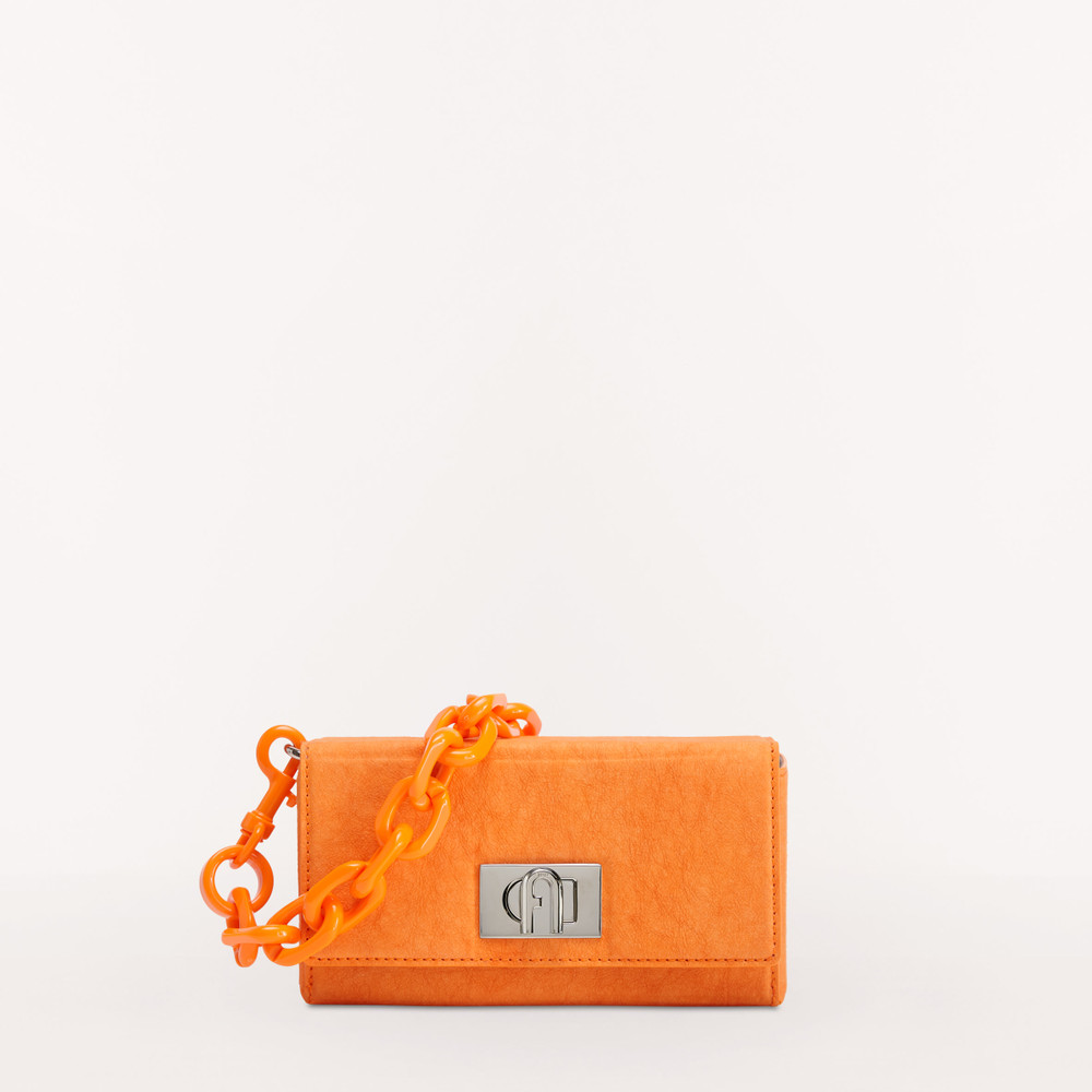 Women's Furla Bloom Shoulder Bags Orange | 93521ORSD