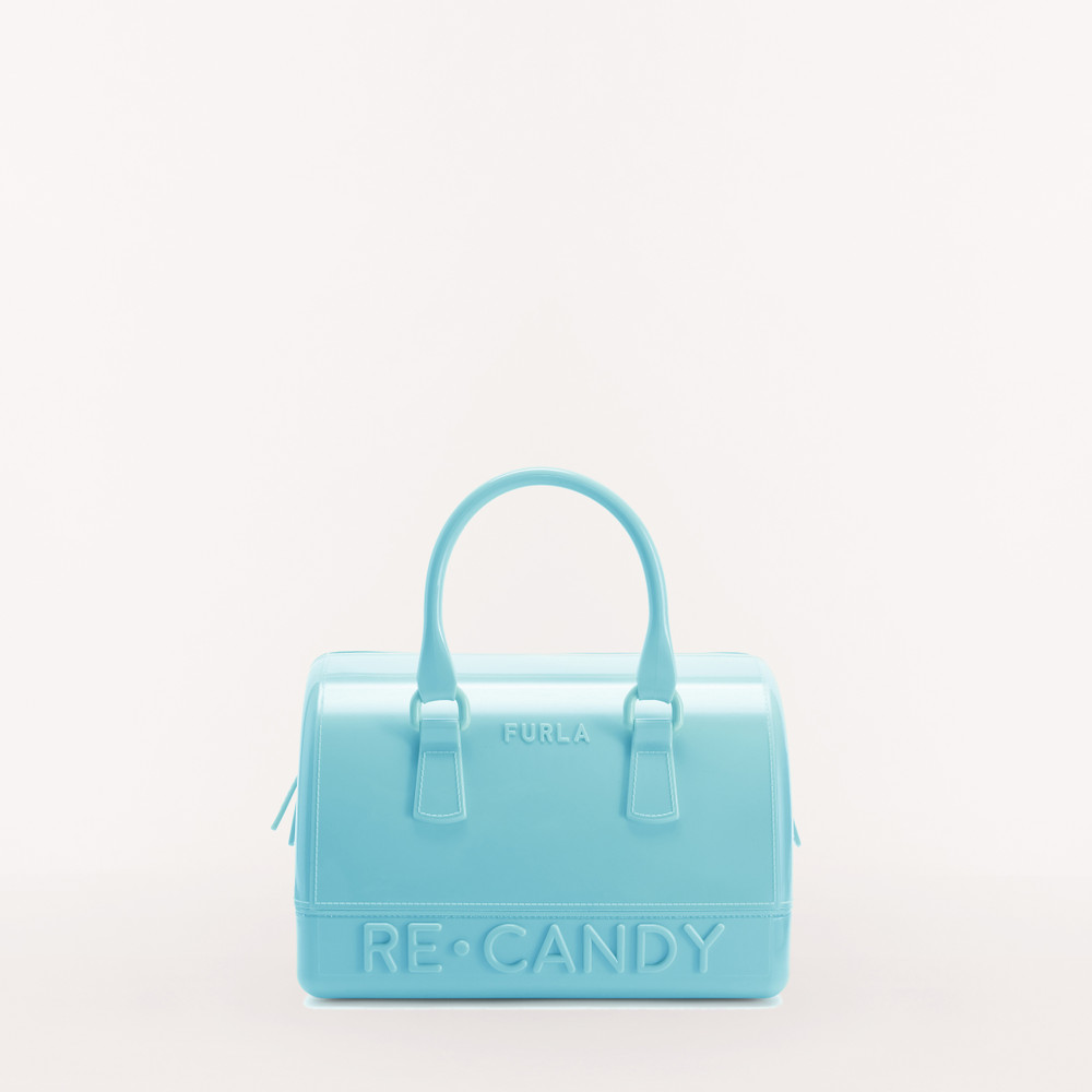 Women's Furla Candy S Top Handles Blue | 14062SWCZ