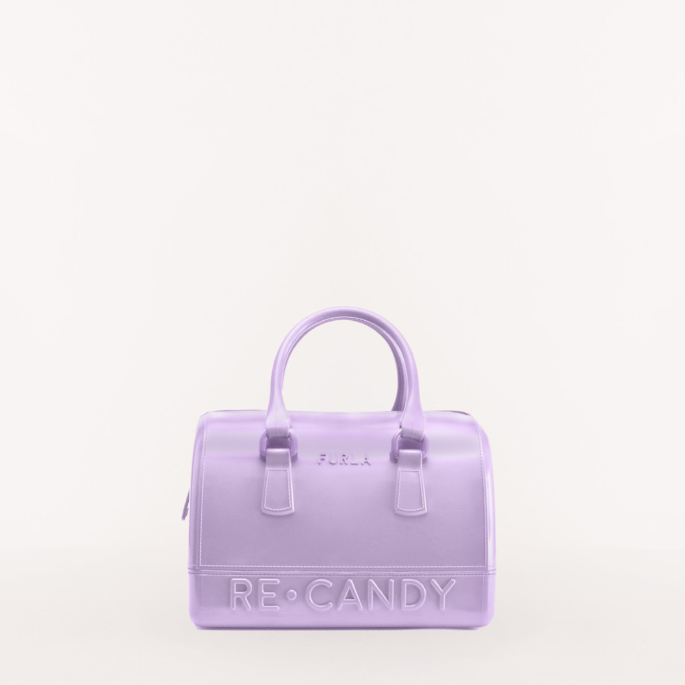 Women's Furla Candy S Top Handles Purple | 75981DCLE