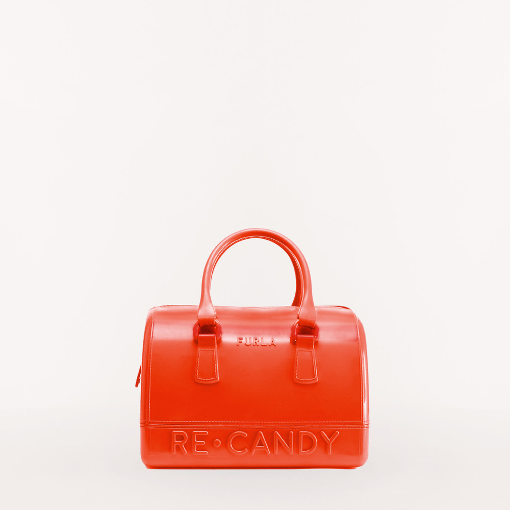 Women's Furla Candy S Top Handles Red | 24076XLAE