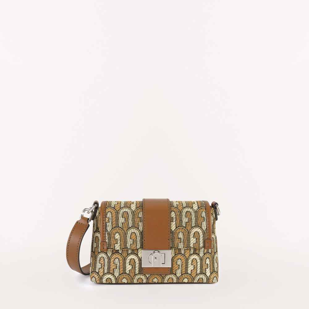 Women's Furla Charlotte L Mini Bags Brown | 60841FGXT