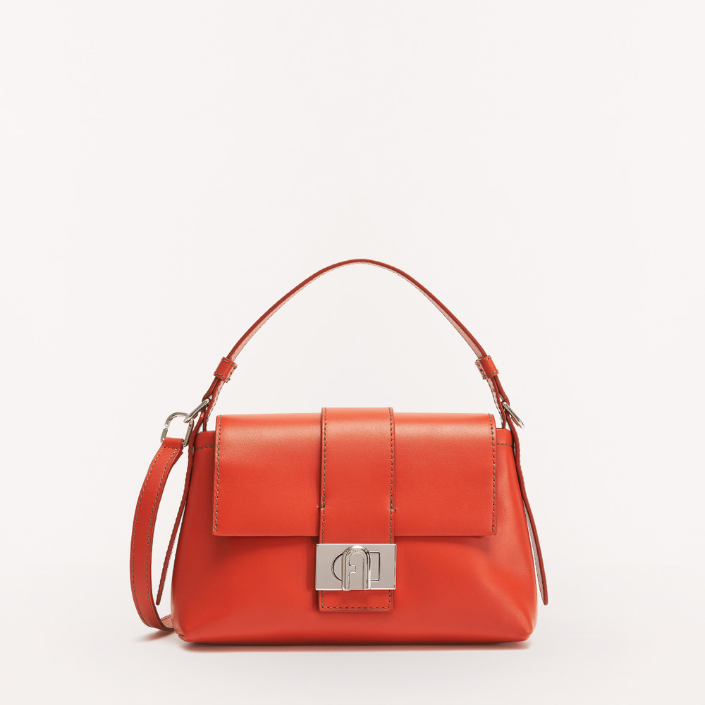 Women's Furla Charlotte S Shoulder Bags Red | 21854CTEI