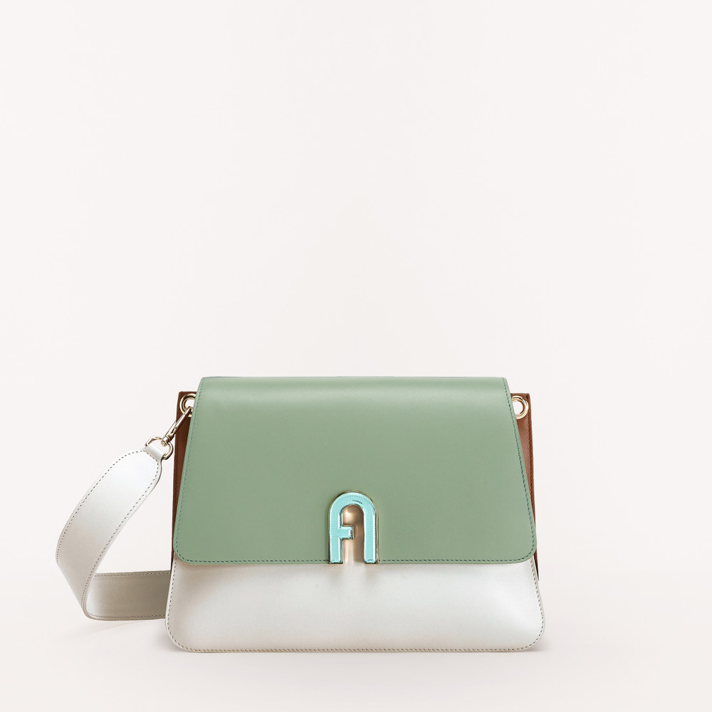 Women's Furla Gemma M Shoulder Bags Green | 30724OCUZ