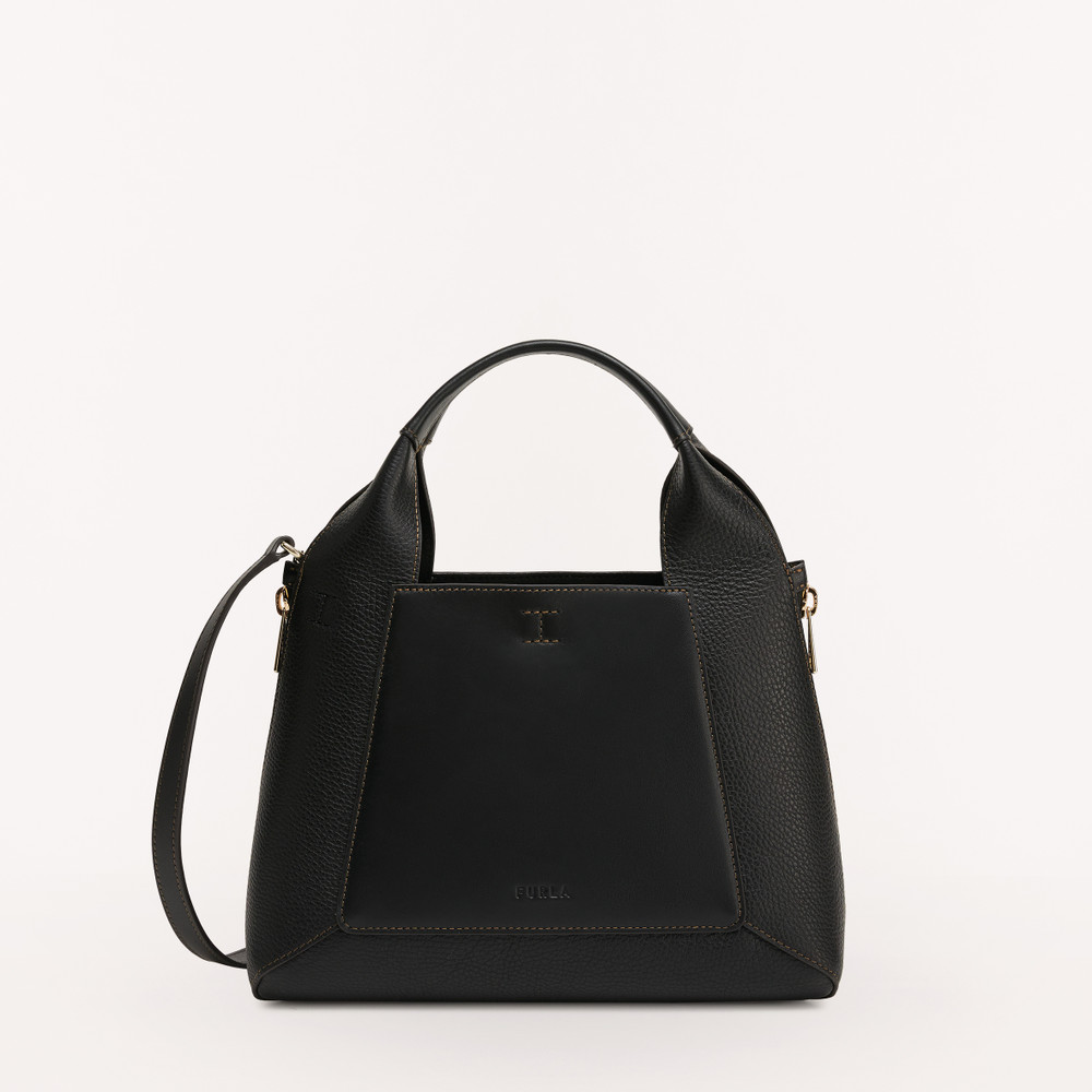 Women's Furla Gilda M Tote Bags Black | 72046CPZX