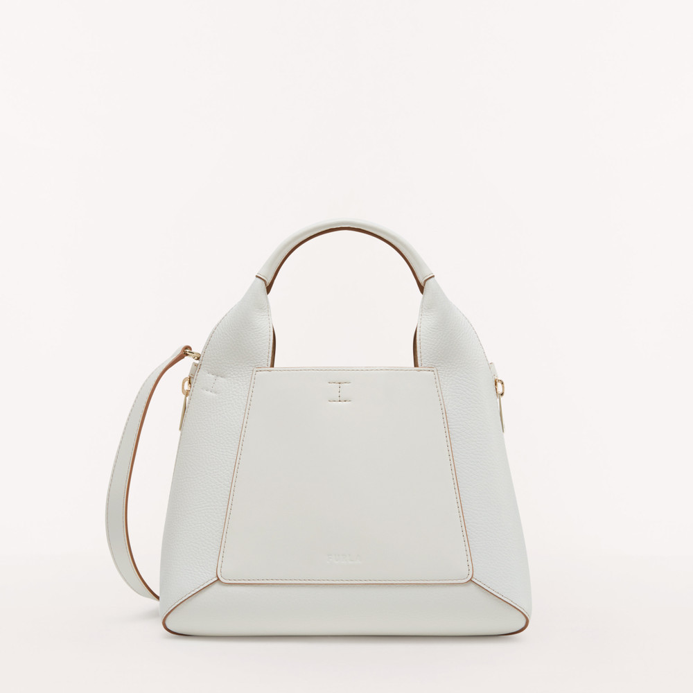 Women's Furla Gilda M Tote Bags White | 67421CEBD