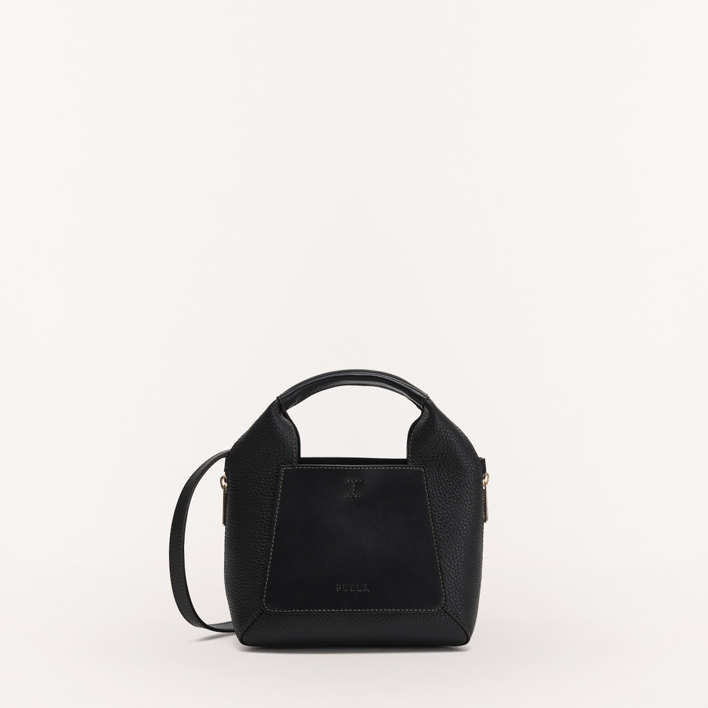 Women's Furla Gilda Tote Bags Black | 01785DJUA