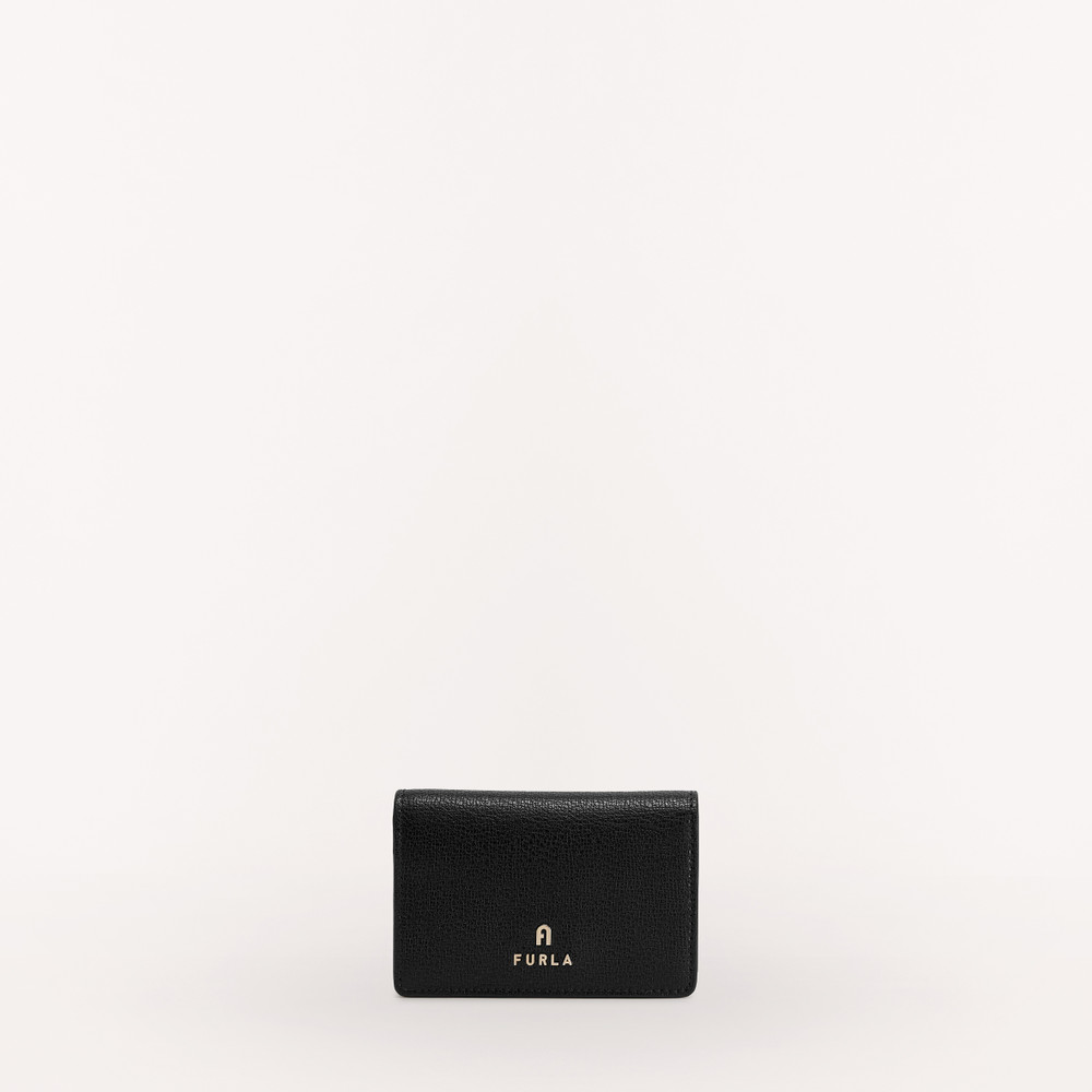 Women's Furla Magnolia S Card Holders Black | 96874IANK