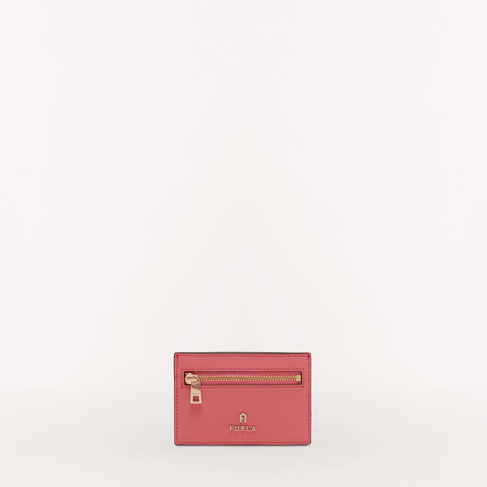 Women's Furla Magnolia S Card Holders Pink | 32087UVLX