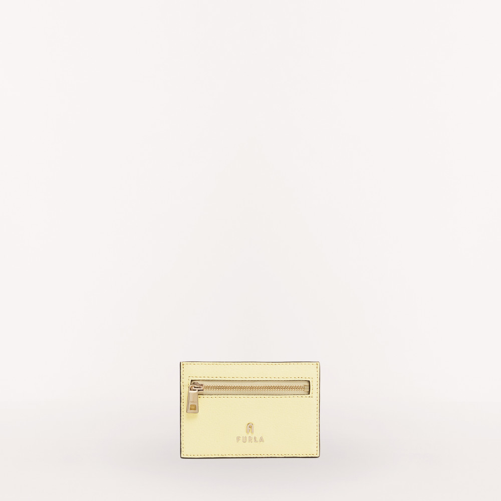 Women's Furla Magnolia S Card Holders Yellow | 37091ZPLY