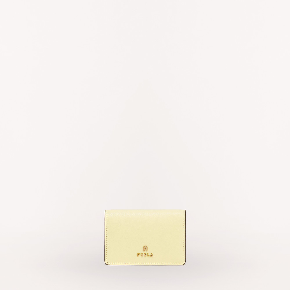 Women's Furla Magnolia S Card Holders Yellow | 39257EJKG