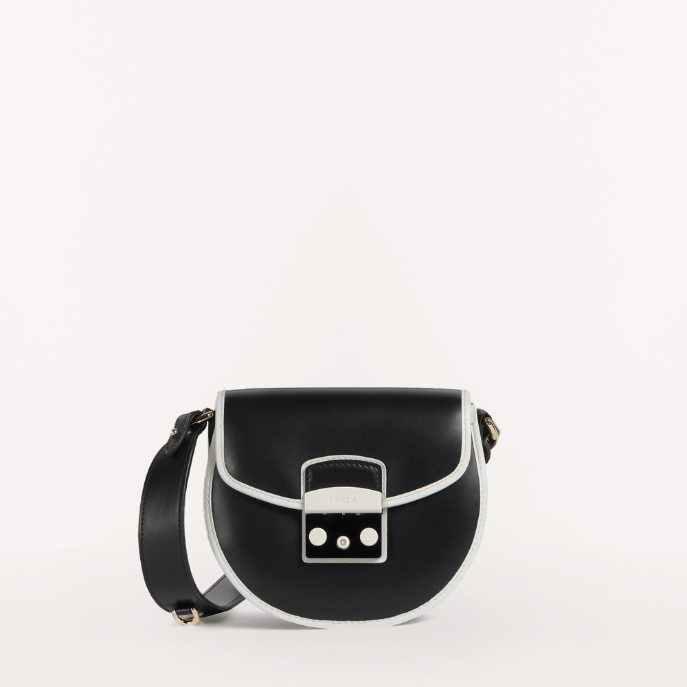 Women's Furla Metropolis Crossbody Bags Black | 08217FYQA