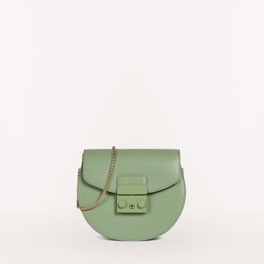 Women's Furla Metropolis Crossbody Bags Green | 76451ZTRM