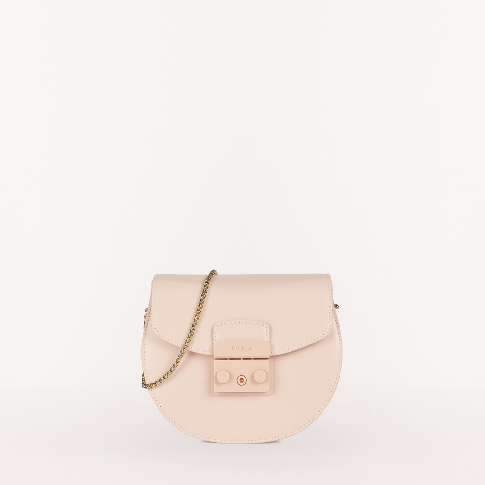 Women's Furla Metropolis Crossbody Bags Rose | 97084QVFD