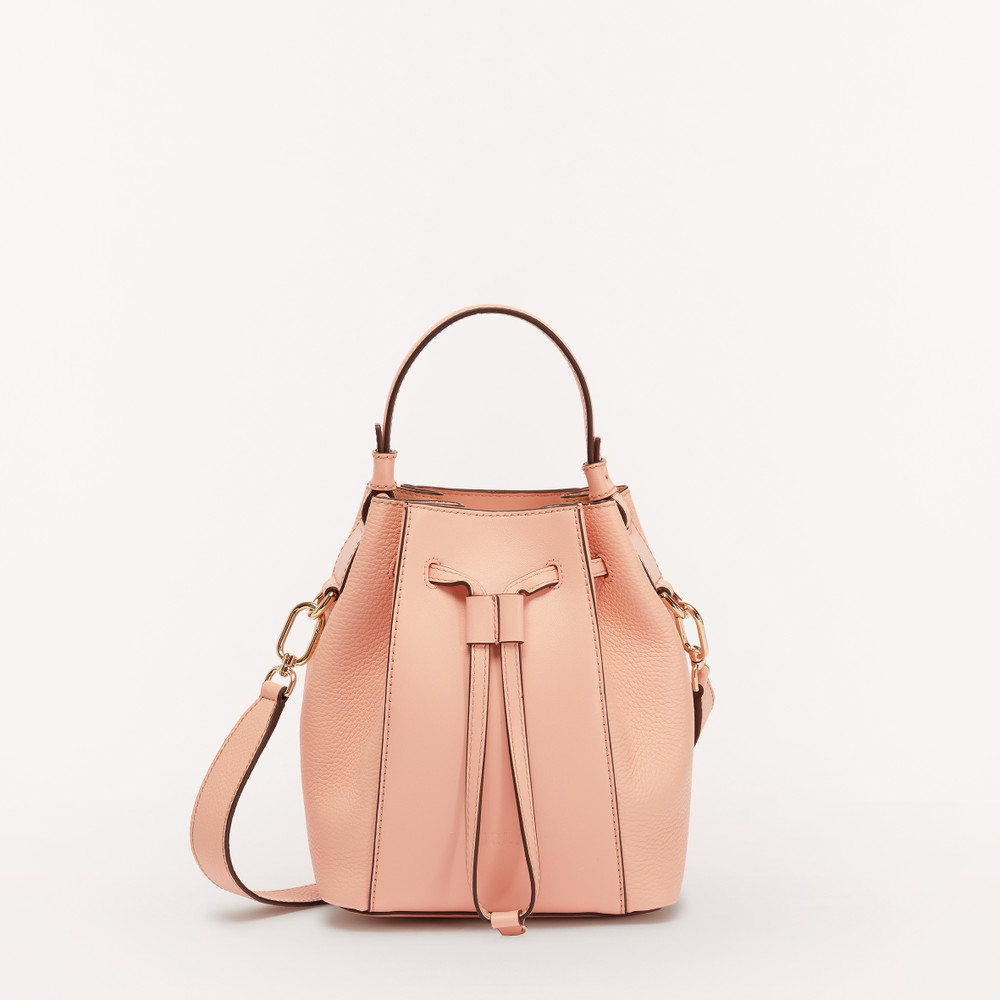 Women's Furla Miastella Bucket Bags Rose | 75402ZBCP