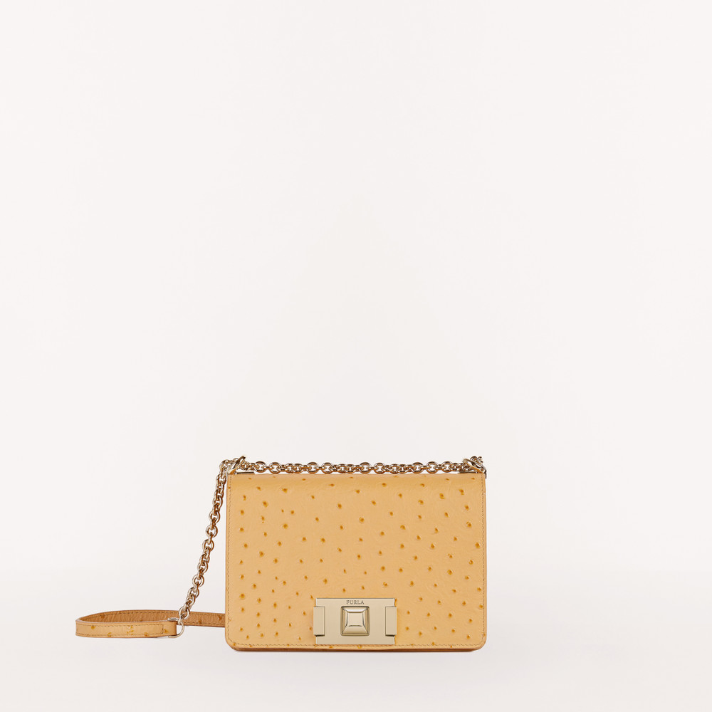 Women's Furla Mimi Crossbody Bags Yellow | 15483VEHD