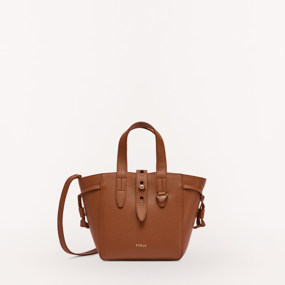 Women's Furla Net Tote Bags Brown | 21563PZOU