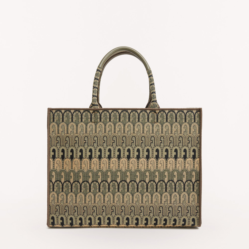 Women's Furla Opportunity L Tote Bags Olive | 56823AXLC