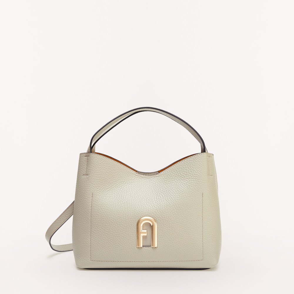 Women's Furla Primula S Hobo Bags Beige | 02159XUGI