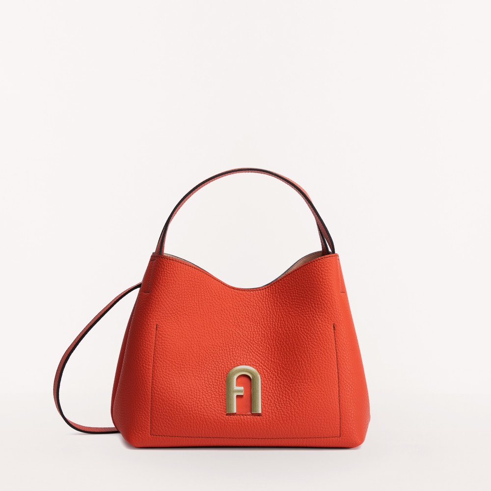 Women's Furla Primula S Hobo Bags Red | 17895SCYQ