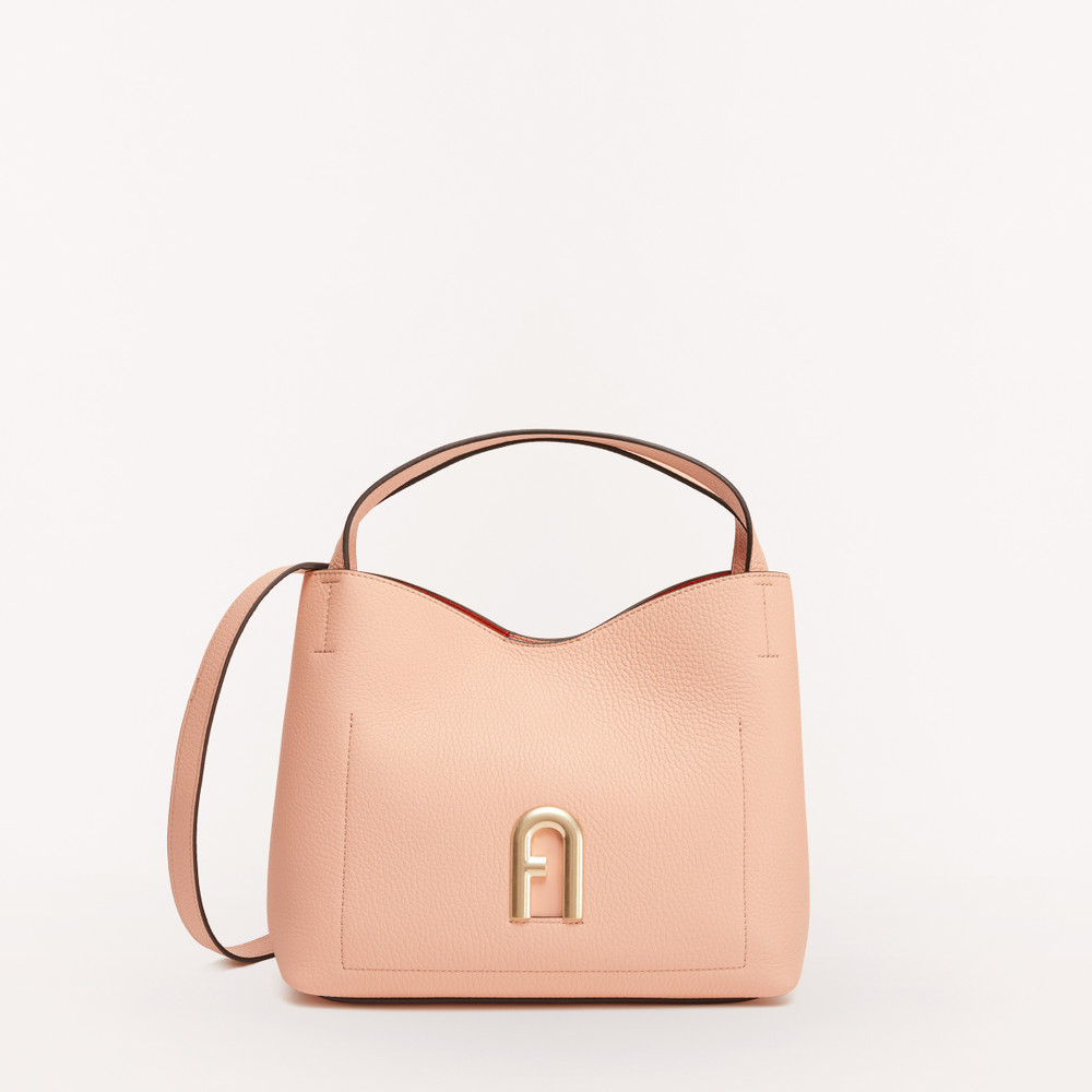 Women's Furla Primula S Hobo Bags Rose | 09876JZXH