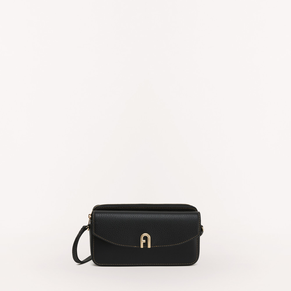 Women's Furla Primula Xl Mini Bags Black | 73846VYRP