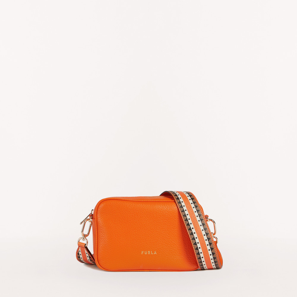 Women's Furla Real Crossbody Bags Orange | 80164VKXH