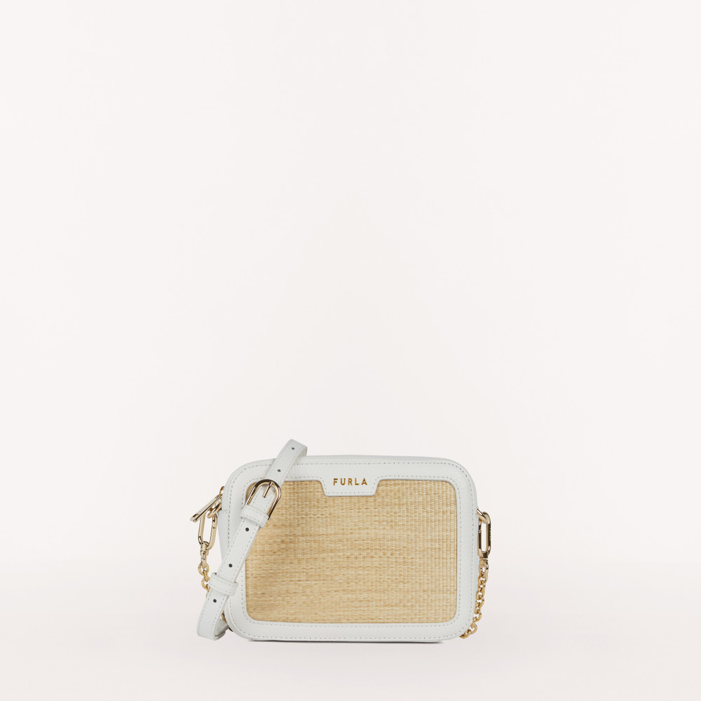 Women's Furla Sleek Mini Bags White | 60412DOGB