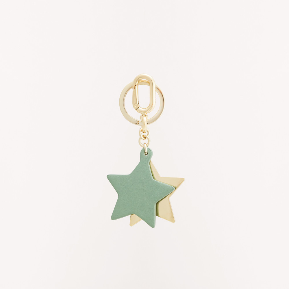 Women's Furla Venus Keyrings Gold Green | 15260ZKIA