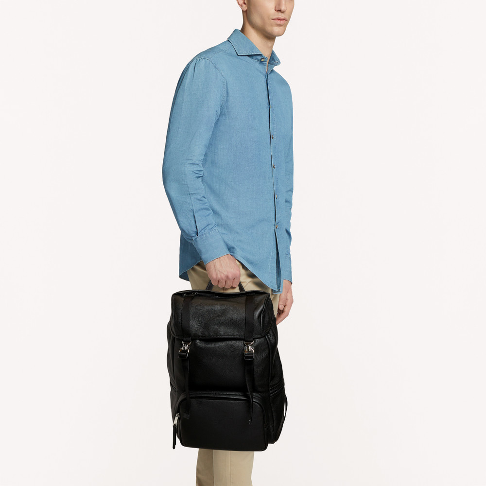 Men's Furla Cosmo M Backpack Black | 89245GZBV