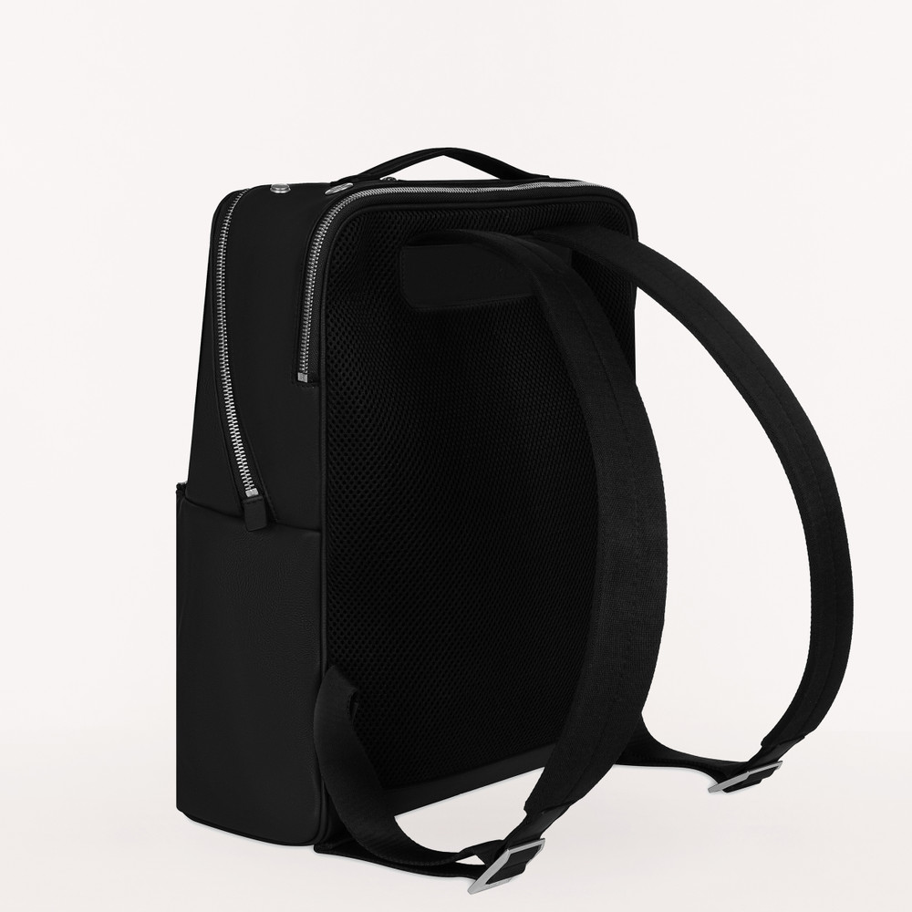 Men's Furla Febo M Backpack Black | 07296IWBH