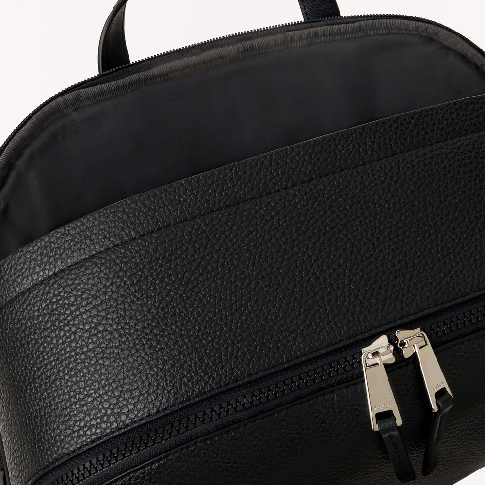 Men's Furla Technical Backpack Black | 70689IHSM