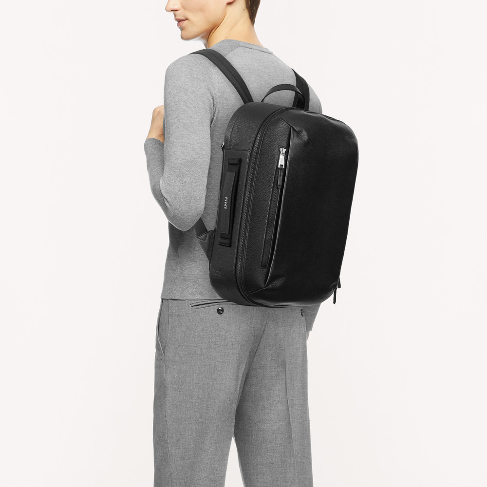 Men's Furla Technical Backpack Black | 70689IHSM