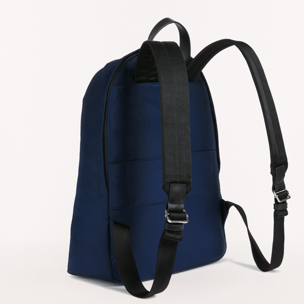 Men's Furla Technical M Backpack Blue | 50496GFAX