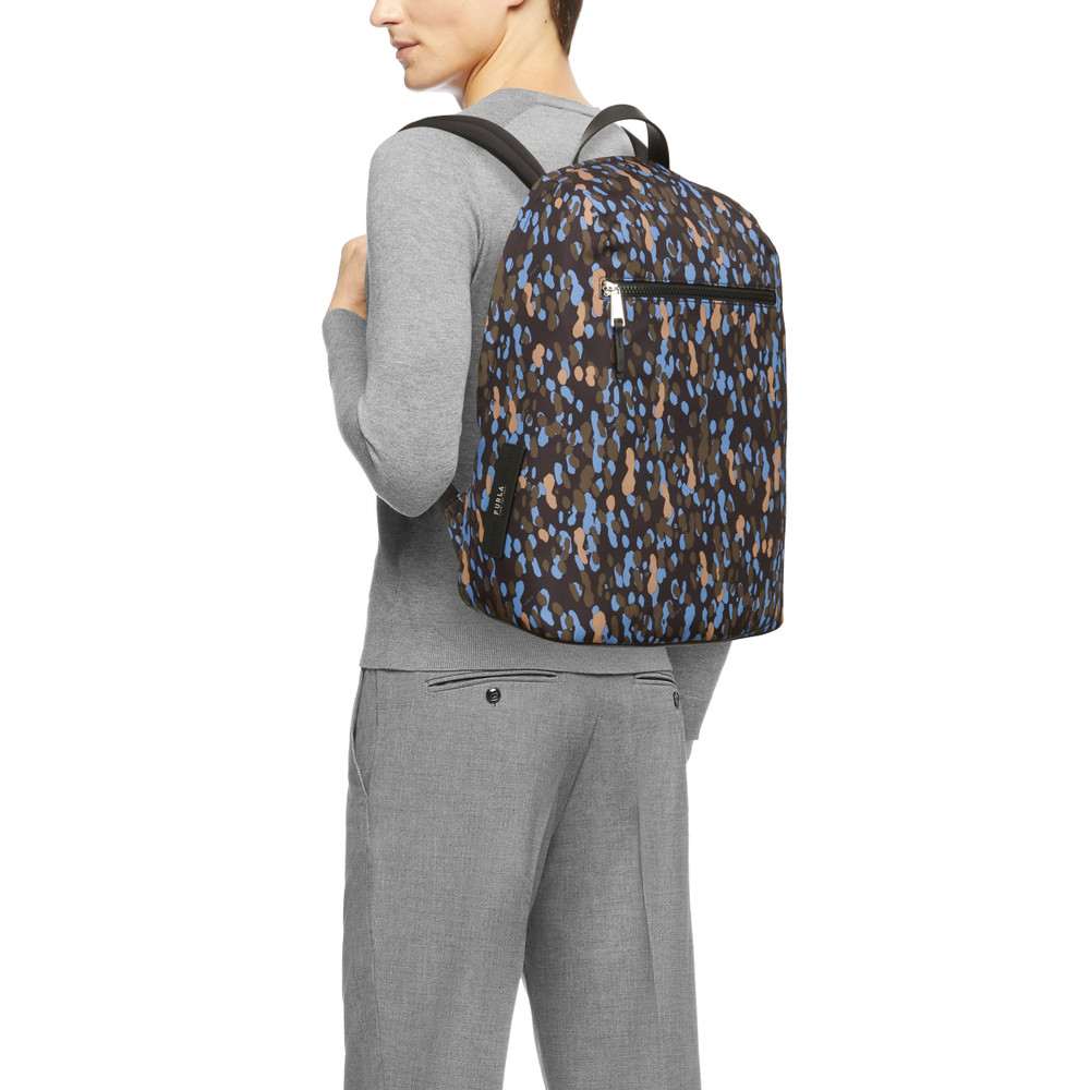 Men's Furla Technical M Backpack Multicolor | 48702DRAQ