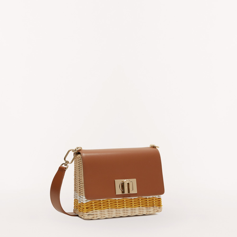 Women's Furla 1927 Crossbody Bags Brown | 32019AVTM