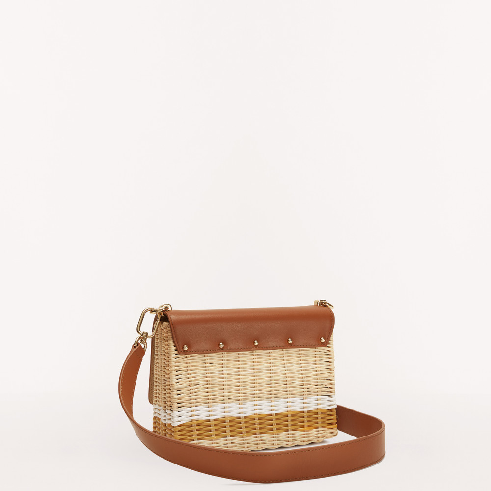 Women's Furla 1927 Crossbody Bags Brown | 32019AVTM