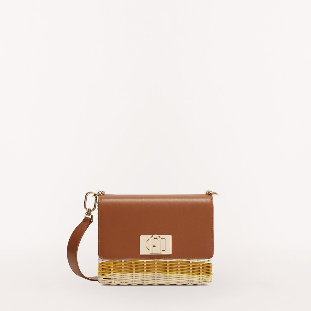 Women\'s Furla 1927 Crossbody Bags Brown | 32019AVTM