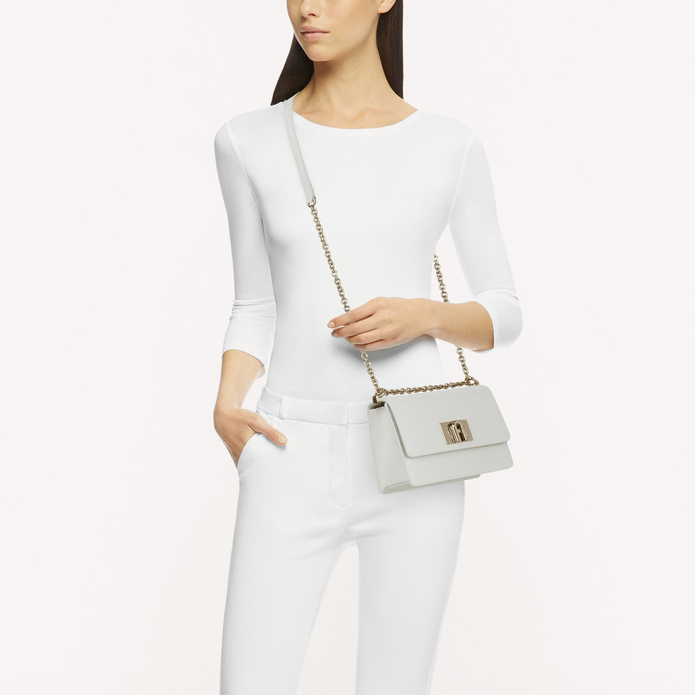 Women's Furla 1927 Crossbody Bags White | 78643KCDE