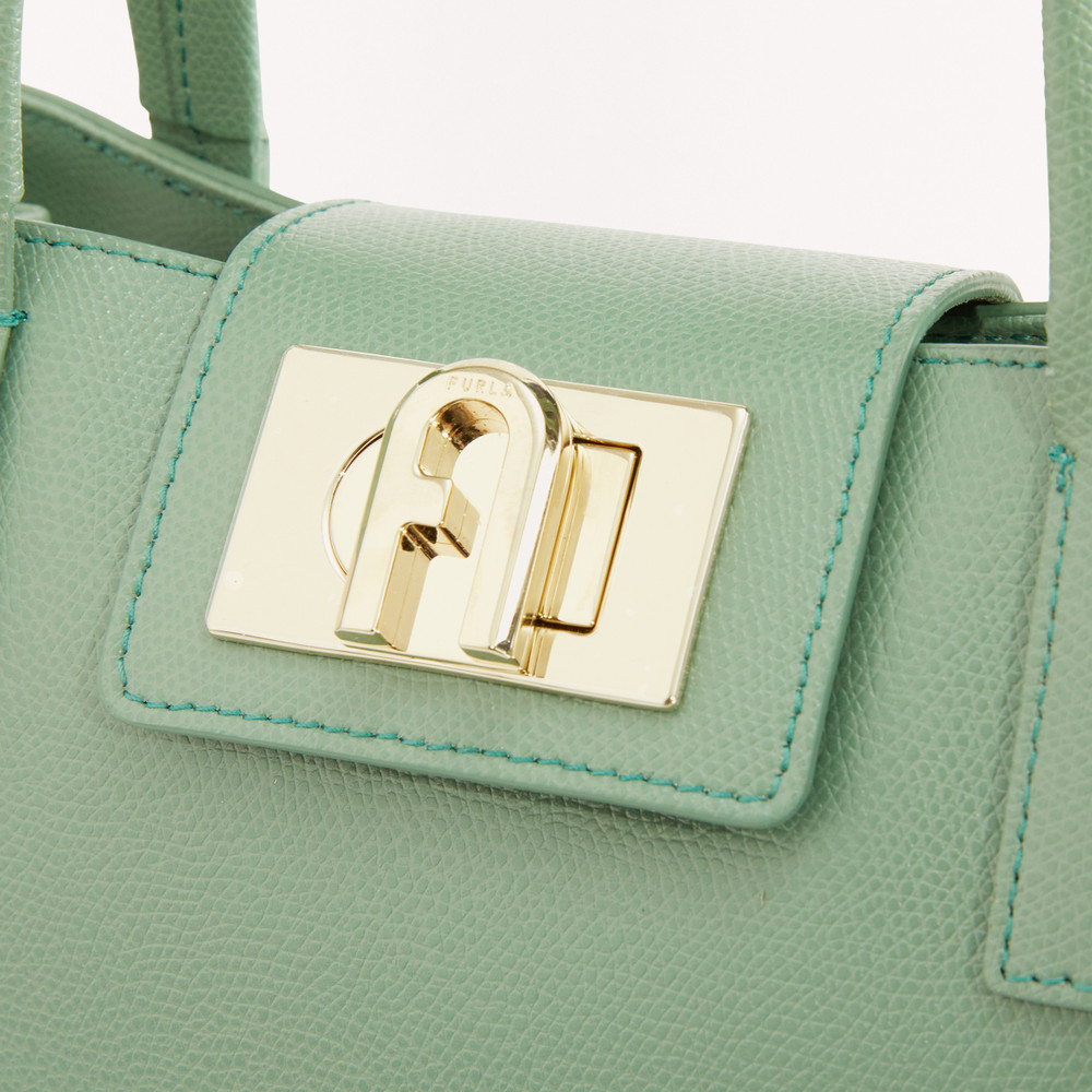 Women's Furla 1927 M Tote Bags Green | 51847UFPO