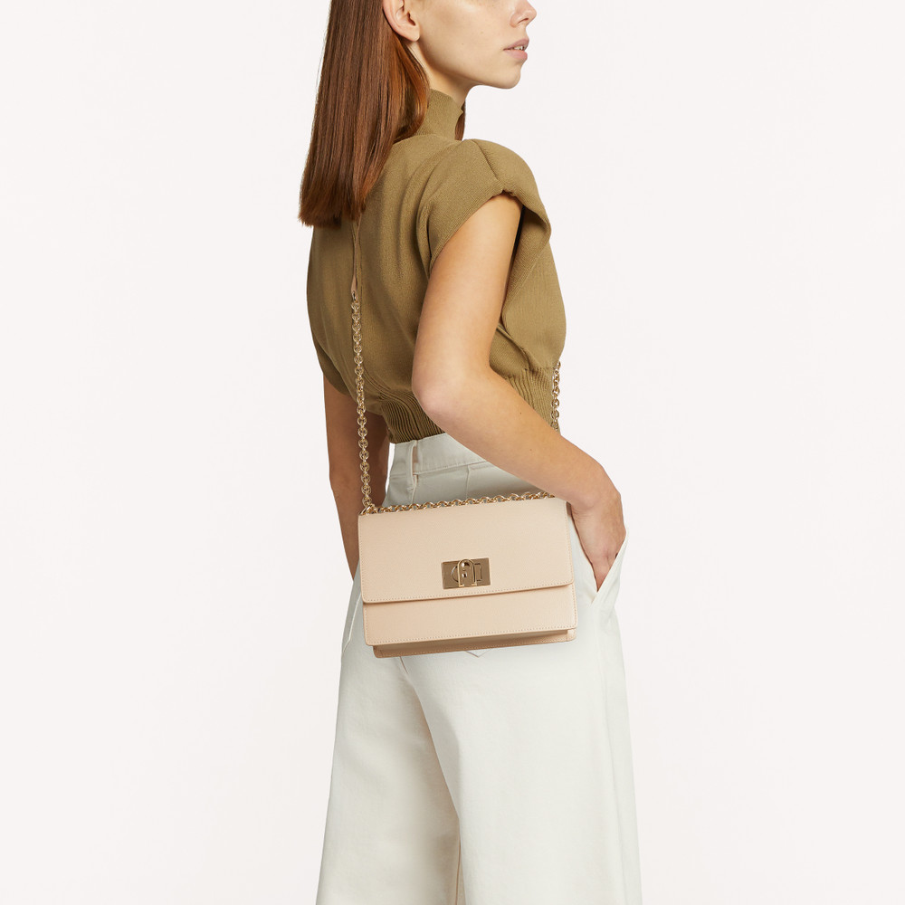 Women's Furla 1927 S Crossbody Bags Beige | 30465CMTH