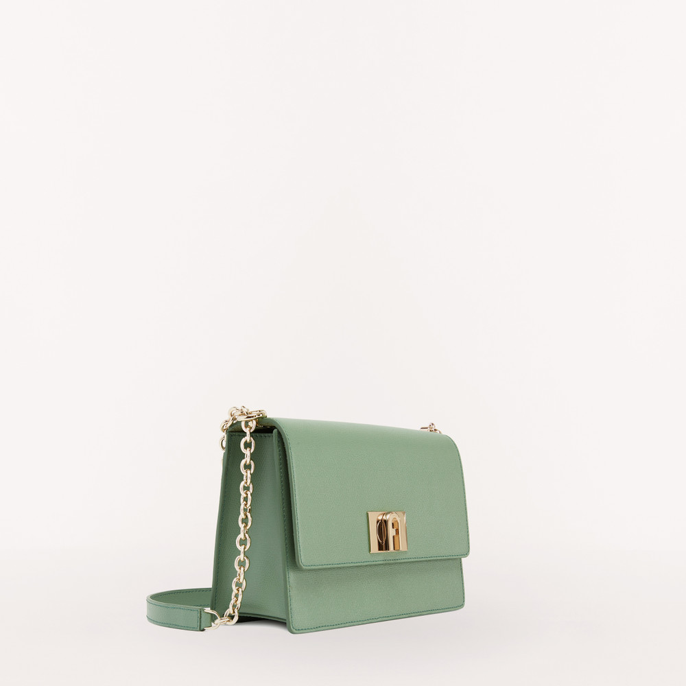 Women's Furla 1927 S Crossbody Bags Green | 60975WEPQ