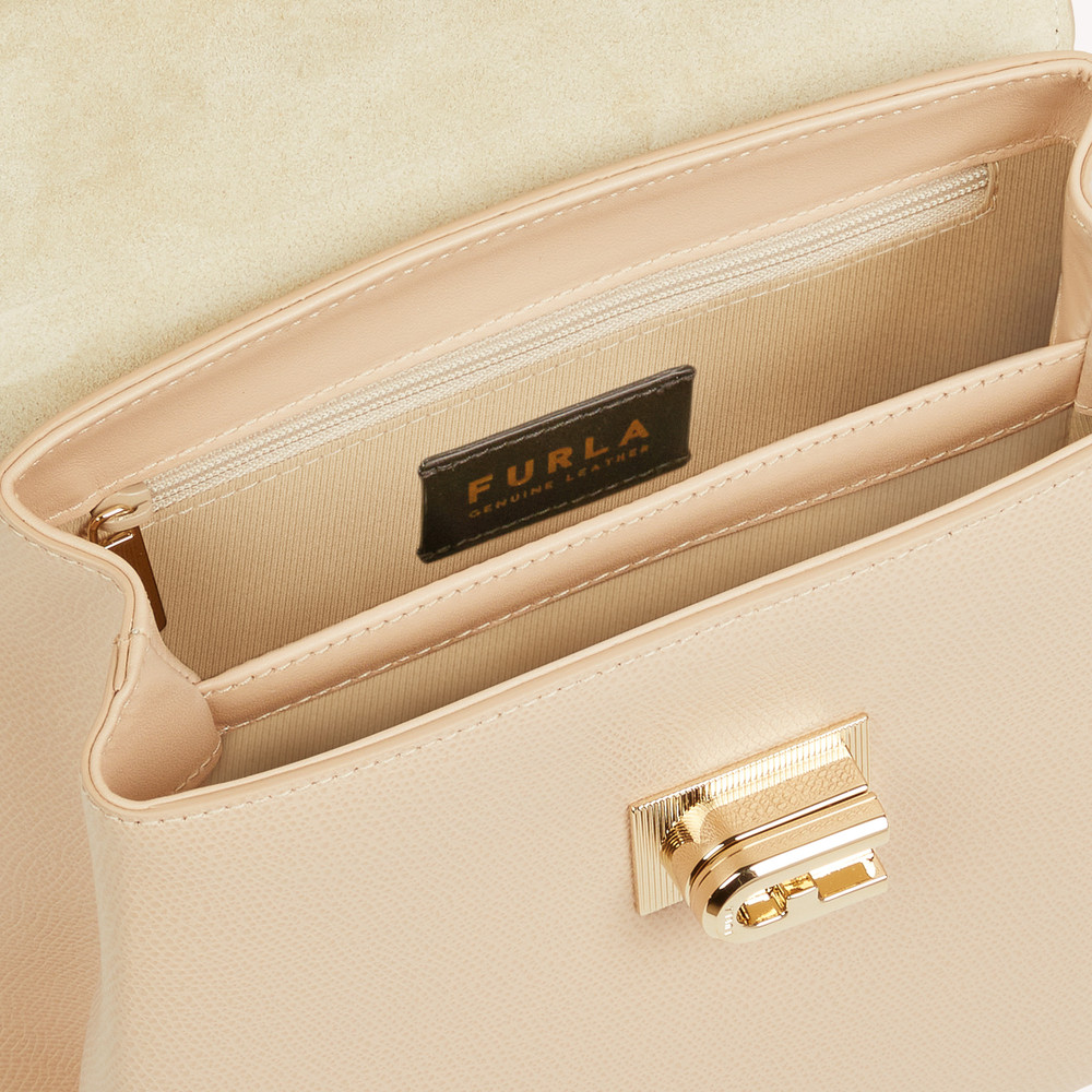 Women's Furla 1927 S Top Handles Beige | 06254VGFU